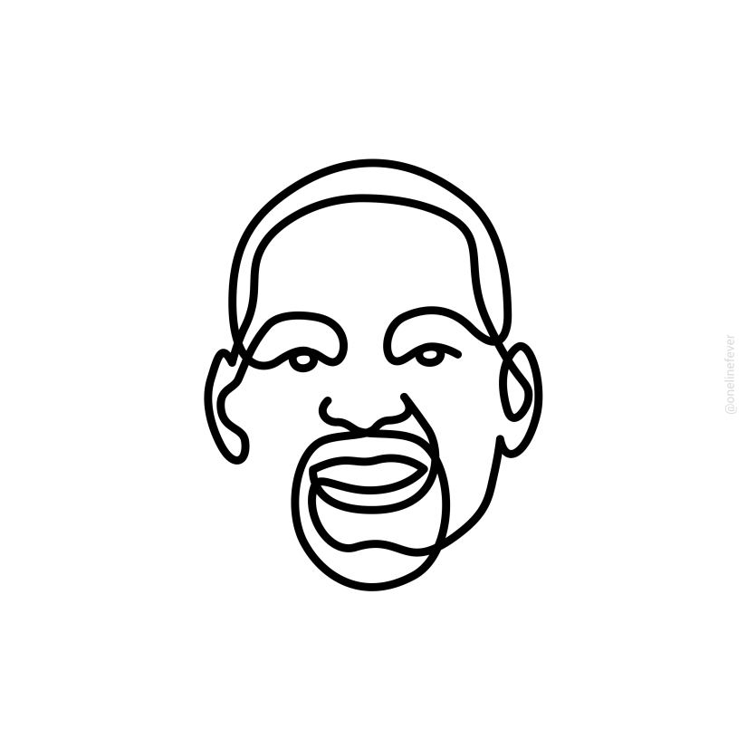 “One-Line Celebrities”: Our Simple But Challenging Single Line Portraits