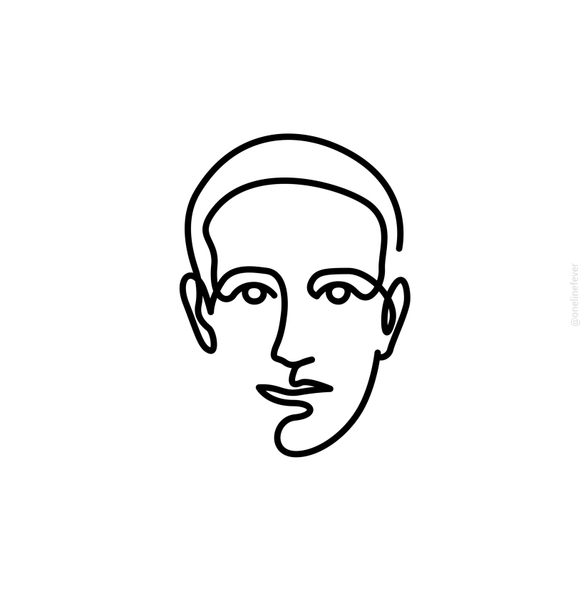 “One-Line Celebrities”: Our Simple But Challenging Single Line Portraits