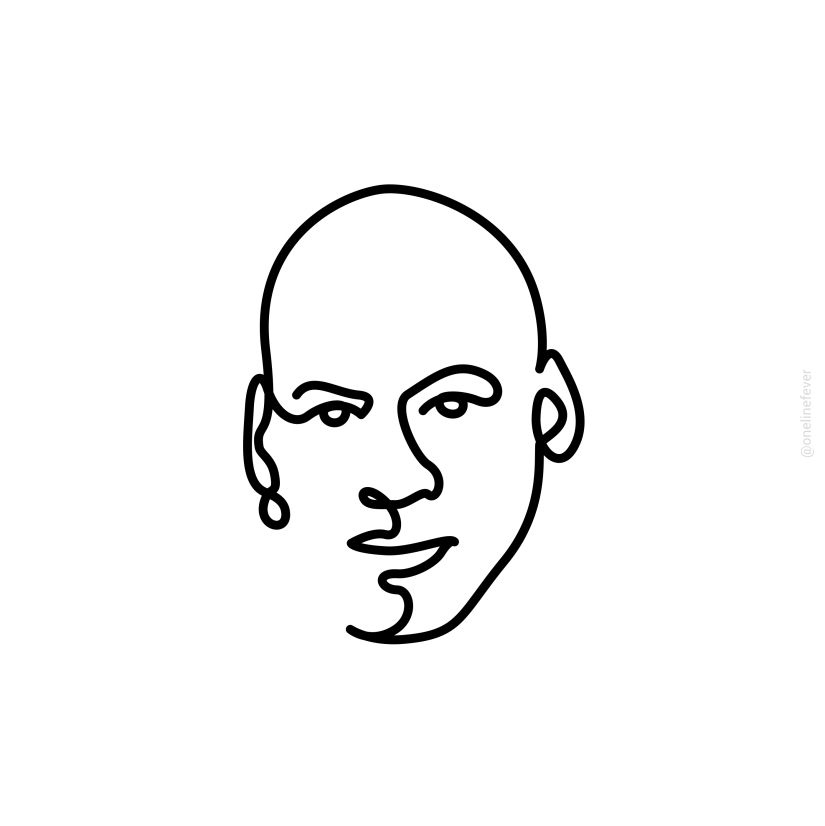 “One-Line Celebrities”: Our Simple But Challenging Single Line Portraits