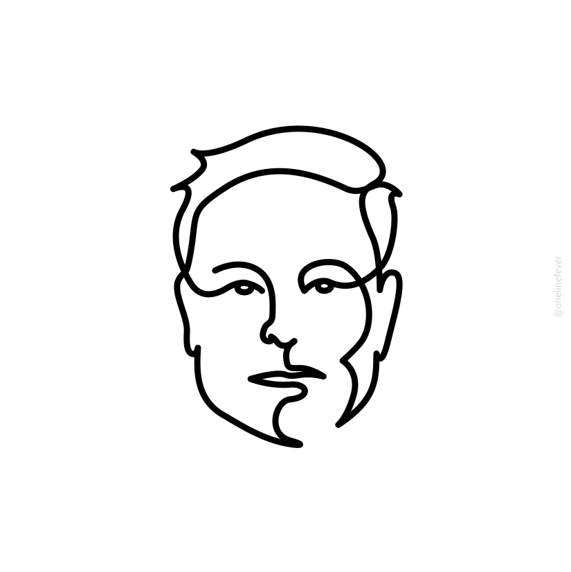 “One-Line Celebrities”: Our Simple But Challenging Single Line Portraits