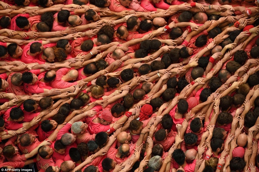Only the sky is higher: how the Spaniards build giant towers of people