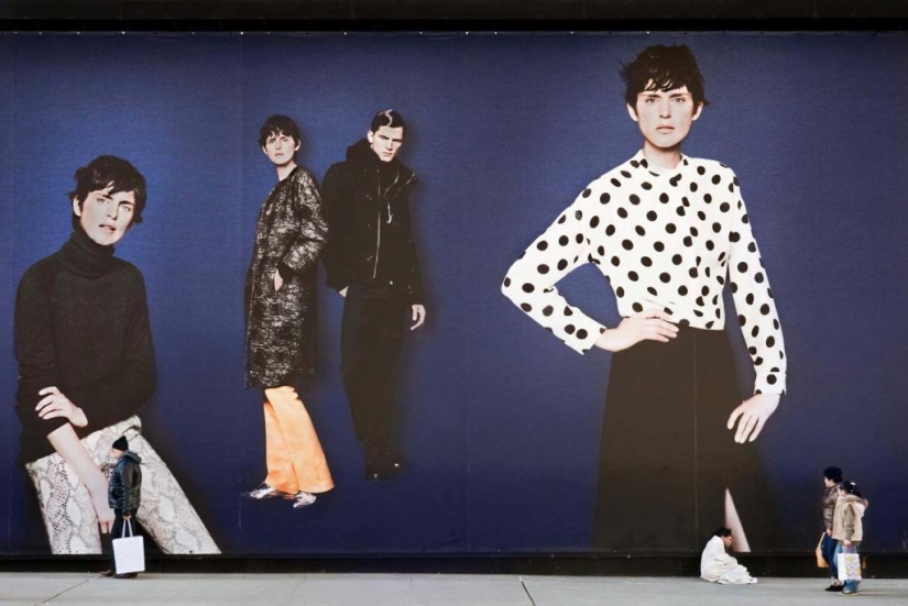 Ordinary people in the world of advertising luxury