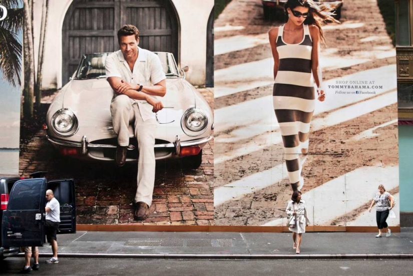 Ordinary people in the world of advertising luxury
