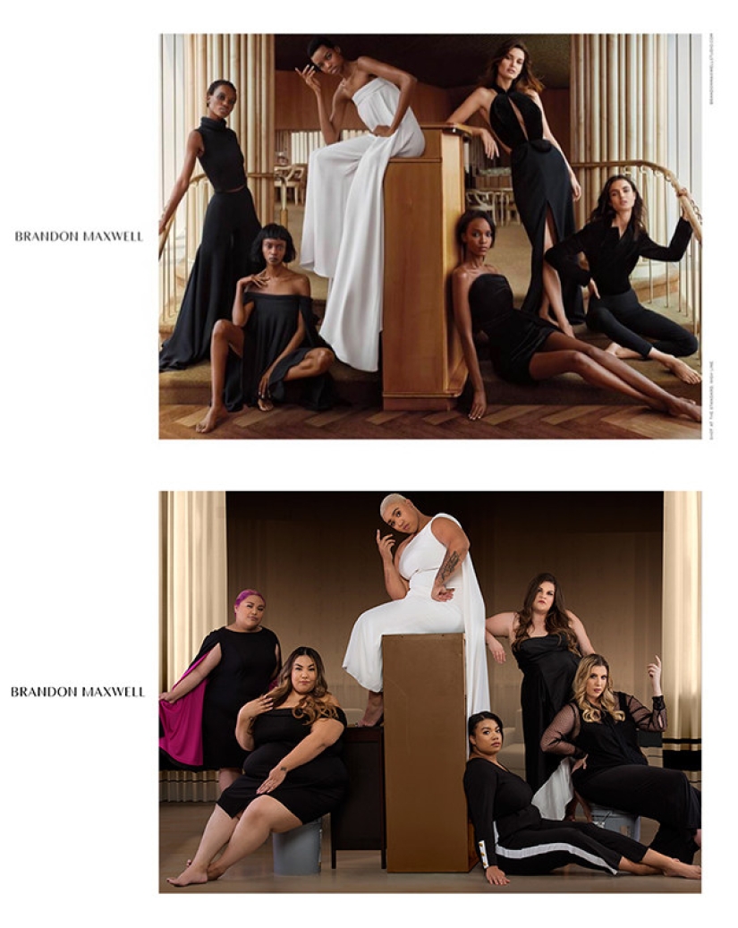 Ordinary women with curvy shapes have recreated fashion advertising, and that's fine