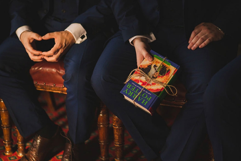 Pareja inglesa se casa al estilo de las novelas de Harry Potter