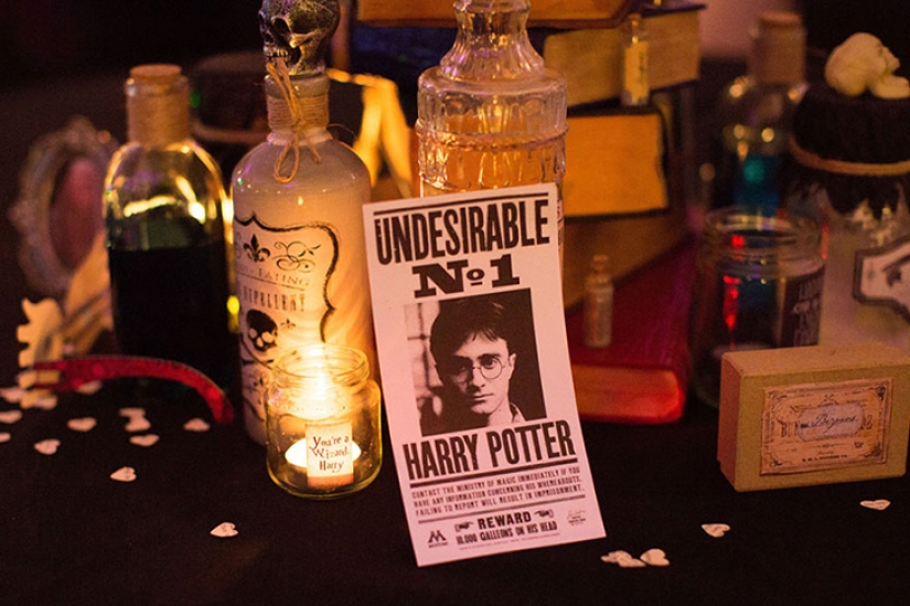 Pareja inglesa se casa al estilo de las novelas de Harry Potter