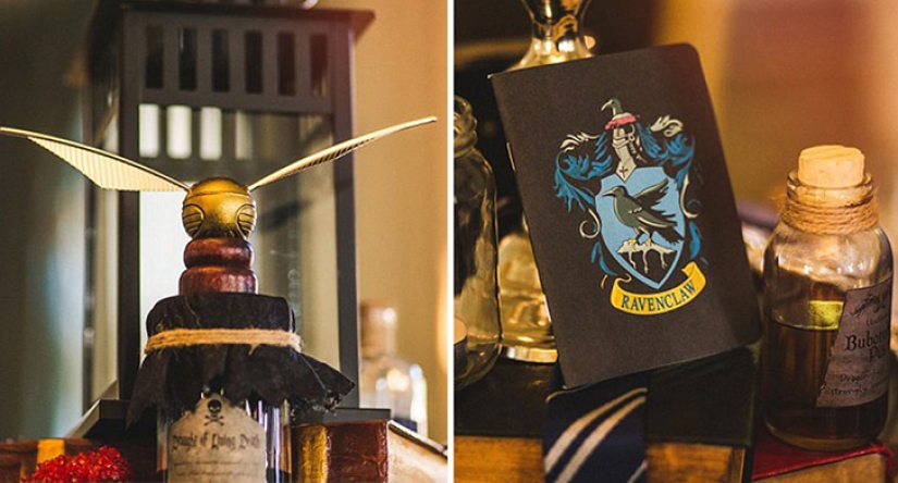 Pareja inglesa se casa al estilo de las novelas de Harry Potter