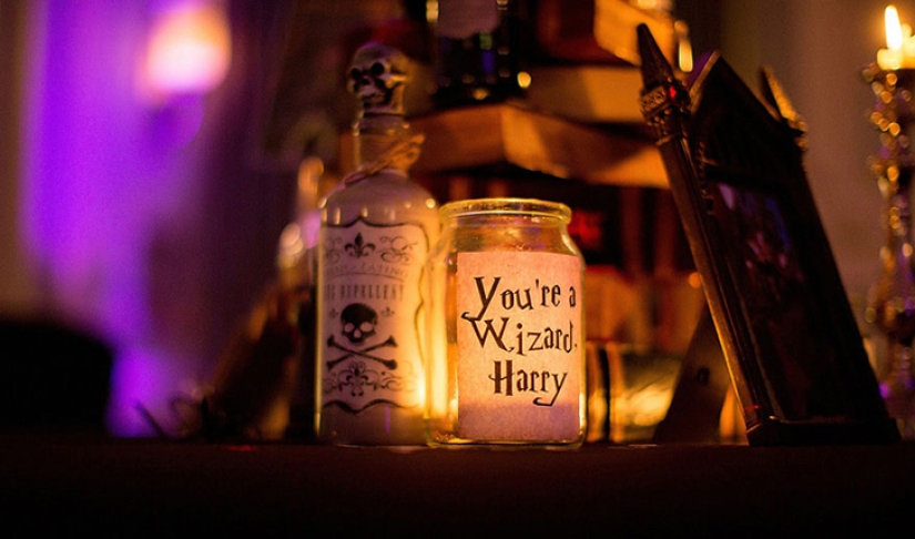 Pareja inglesa se casa al estilo de las novelas de Harry Potter