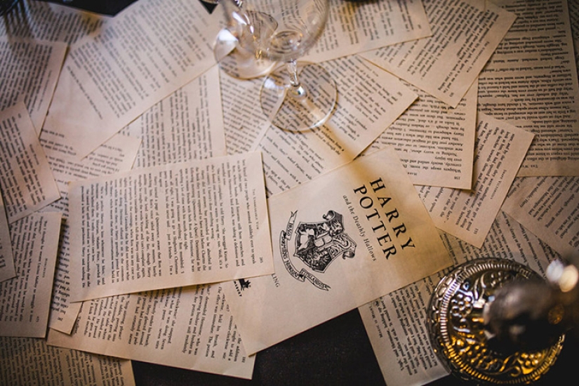 Pareja inglesa se casa al estilo de las novelas de Harry Potter