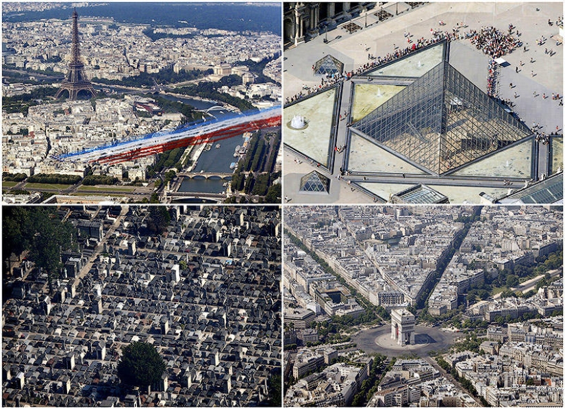 Paris from a bird&#39;s eye view