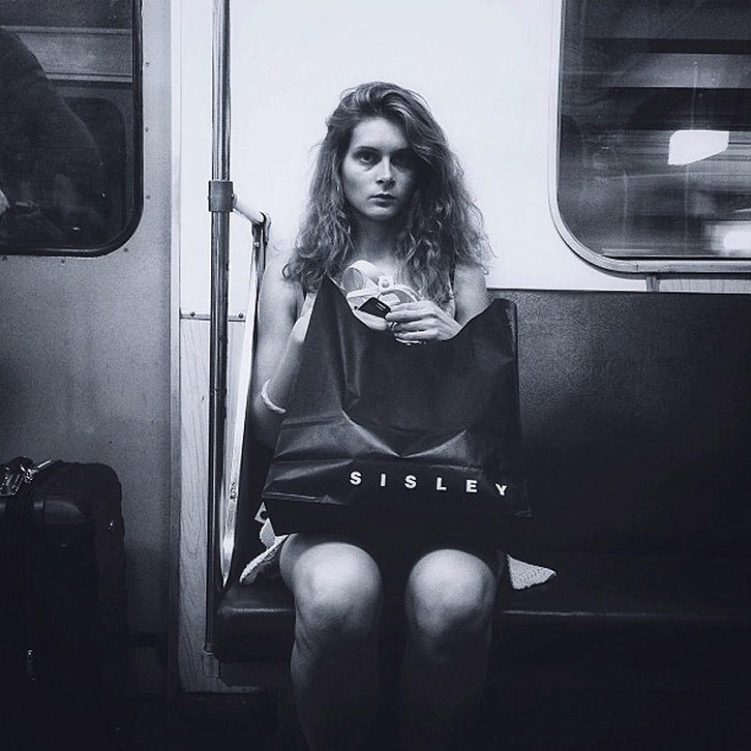 "Pasajeros interesantes" del metro de Moscú "Pasajeros interesantes" del metro de Moscú