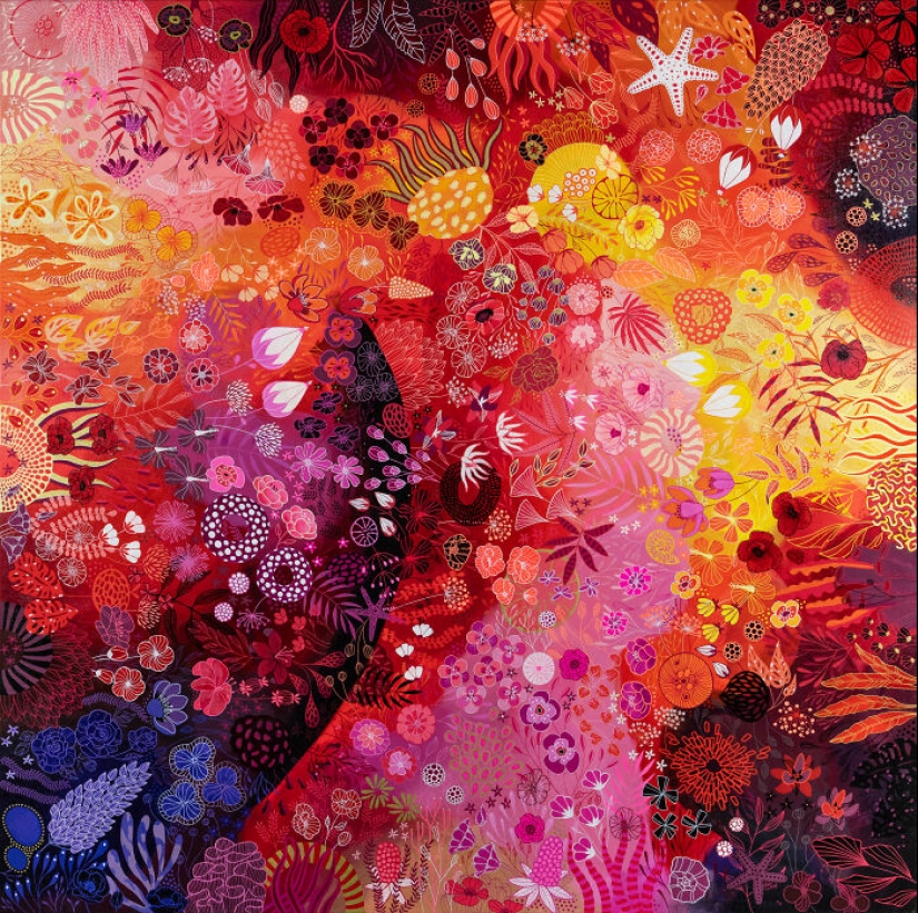 Paso cientos de horas pintando flores, y aquí están 6 de mis pinturas Paso cientos de horas pintando flores, y aquí están 6 de mis pinturas