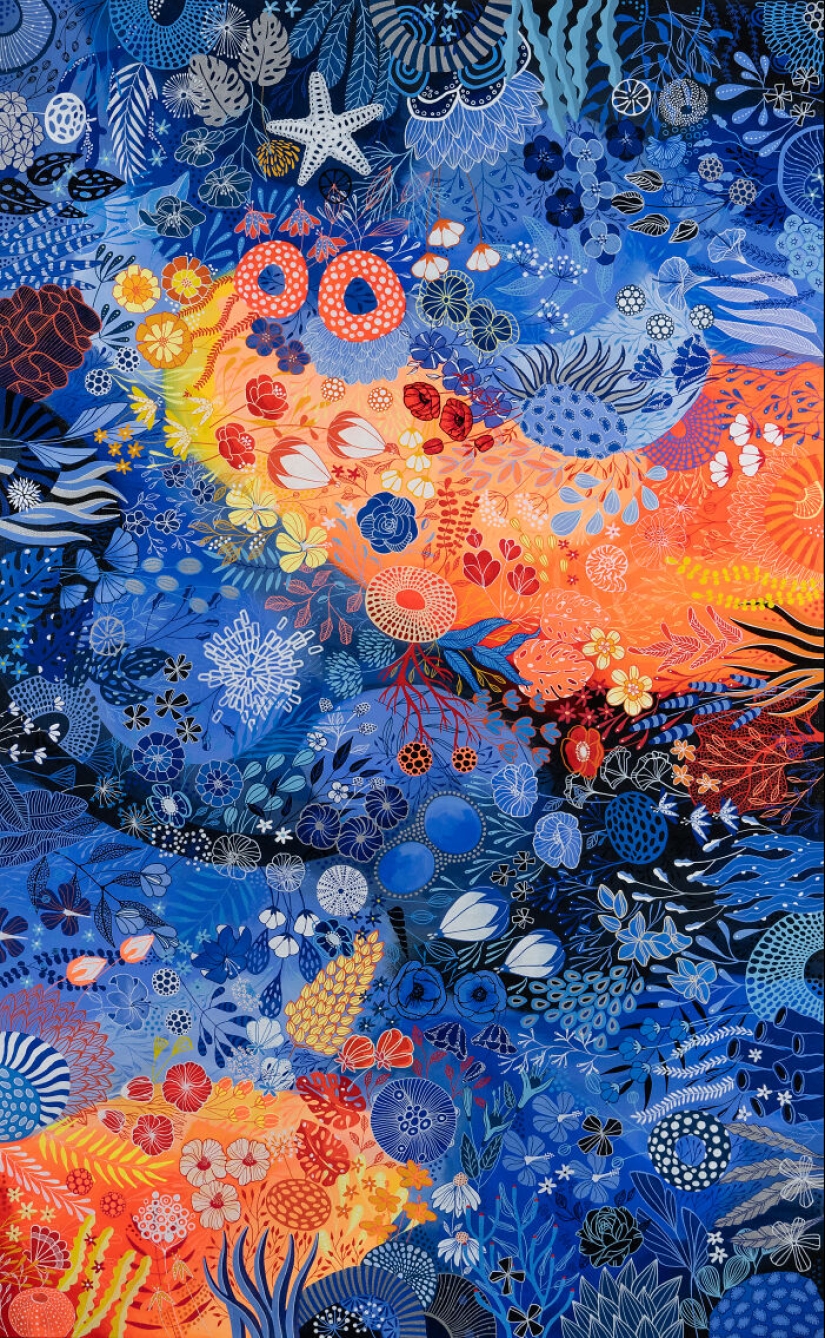 Paso cientos de horas pintando flores, y aquí están 6 de mis pinturas Paso cientos de horas pintando flores, y aquí están 6 de mis pinturas