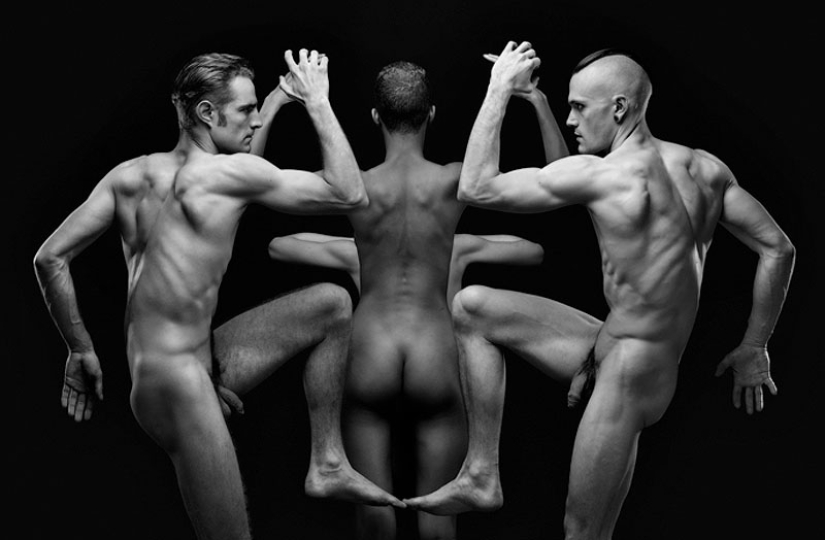 Patrones de borrado de personas desnudas por Olivier Valsecchi