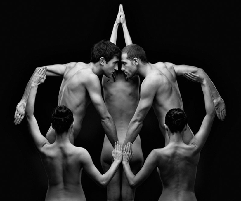 Patrones de borrado de personas desnudas por Olivier Valsecchi