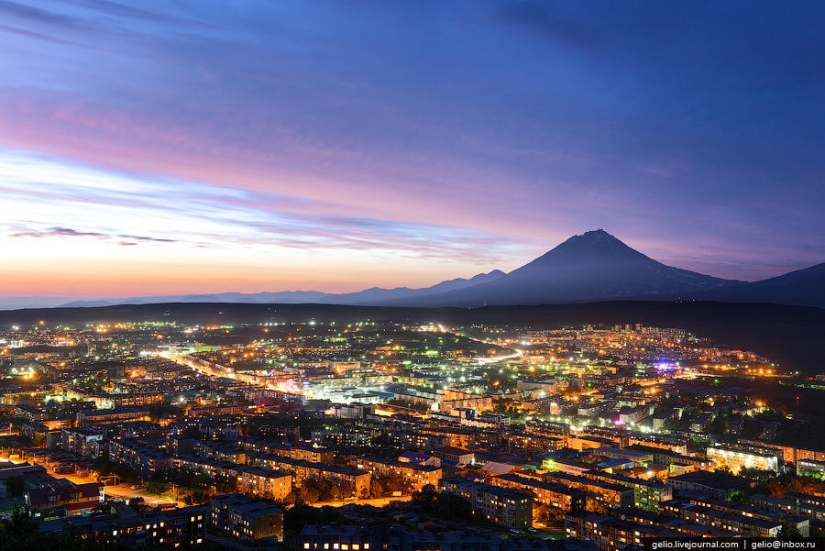 Petropavlovsk-Kamchatsky desde arriba