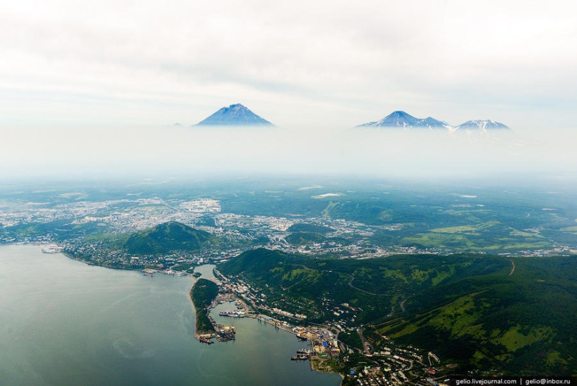 Petropavlovsk-Kamchatsky desde arriba