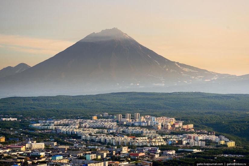 Petropavlovsk-Kamchatsky desde arriba