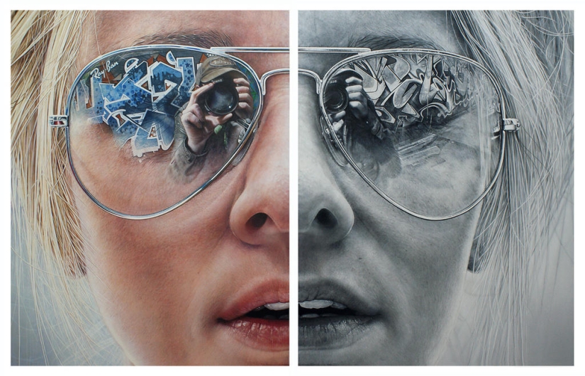 Photorealistic portraits of Simon Hennessy