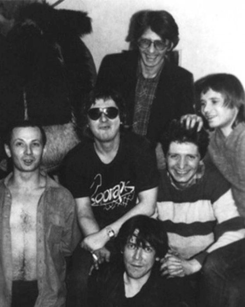 Photos from the personal archives of Russian rock stars