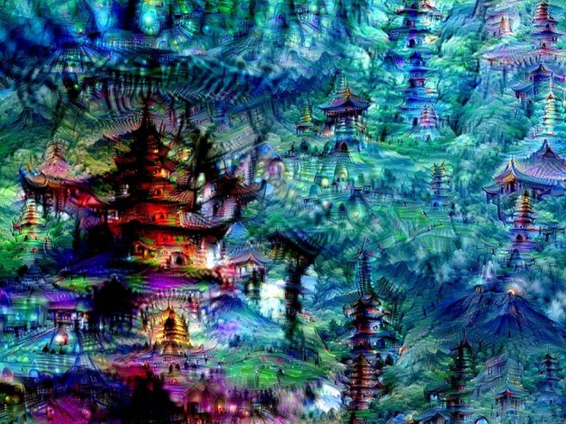 Pictures drawn by artificial intelligence created by Google