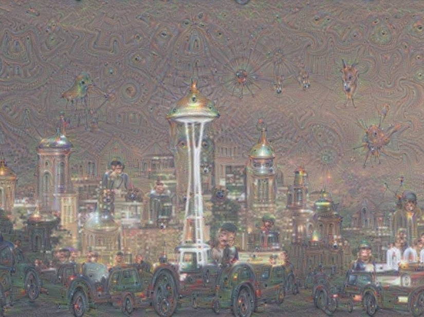 Pictures drawn by artificial intelligence created by Google