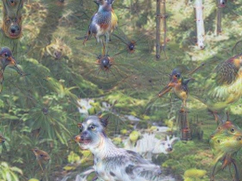 Pictures drawn by artificial intelligence created by Google