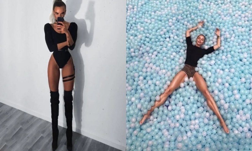 Piernas de 108 centímetros de largo: la belleza fitness Iya Ostergren enamoró a todo el mundo de su figura