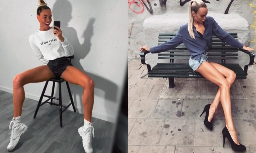 Piernas de 108 centímetros de largo: la belleza fitness Iya Ostergren enamoró a todo el mundo de su figura