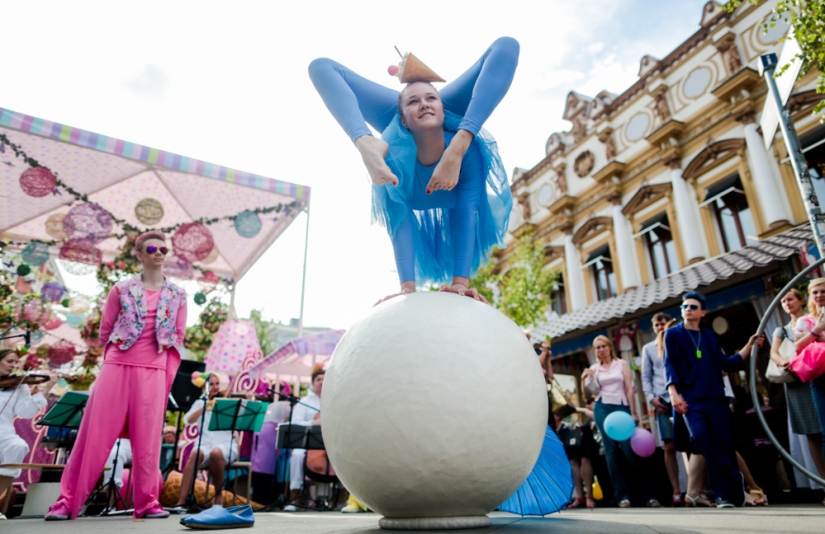 Pingüinos rosados y toneladas de helado en Moscú