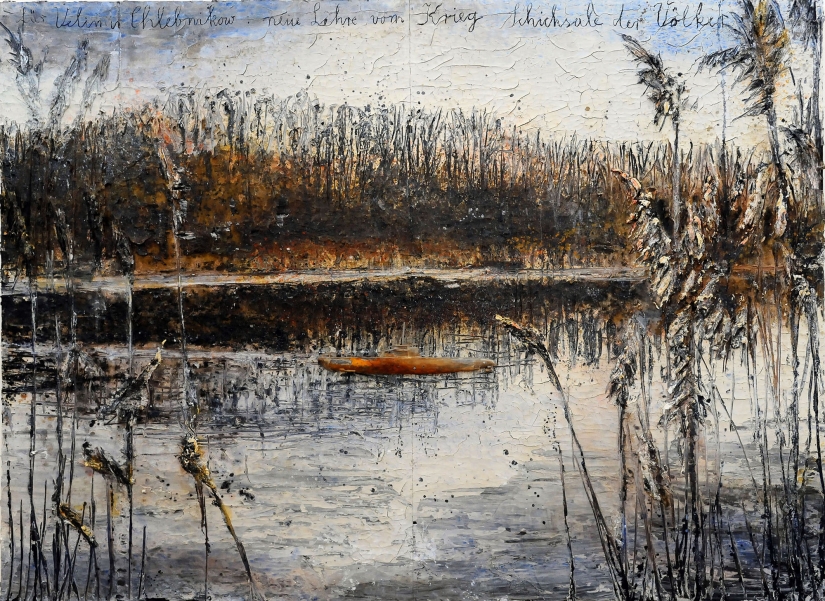 Pinturas de plomo, hierba y dolor: cómo se monta la exposición de Anselm Kiefer en el Museo Estatal del Hermitage