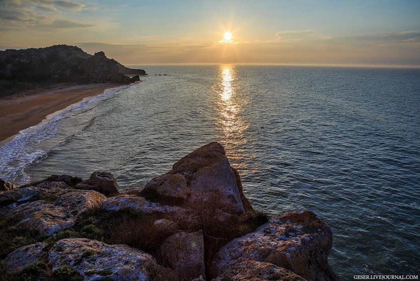 Playas generales de la península de Kerch