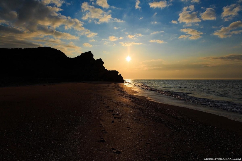 Playas generales de la península de Kerch