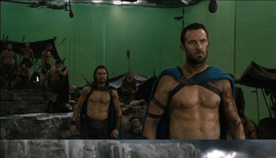 Playing against the backdrop of a green screen - how modern films are shot with special effects