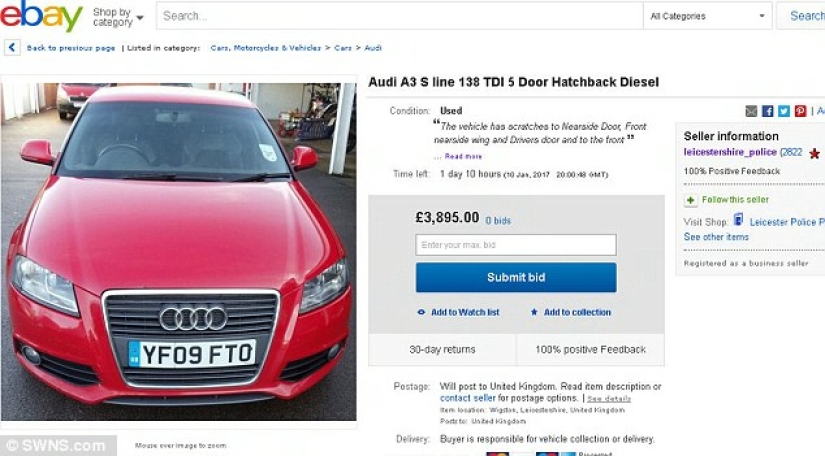 Police officers earned 1.5 million pounds on the sale of luxury goods seized from criminals Police officers earned 1.5 million pounds on the sale of luxury goods seized from criminals