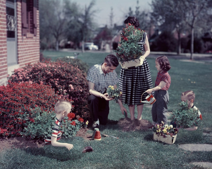 Polish artist made fun of old American photos... and improved them Polish artist made fun of old American photos... and improved them