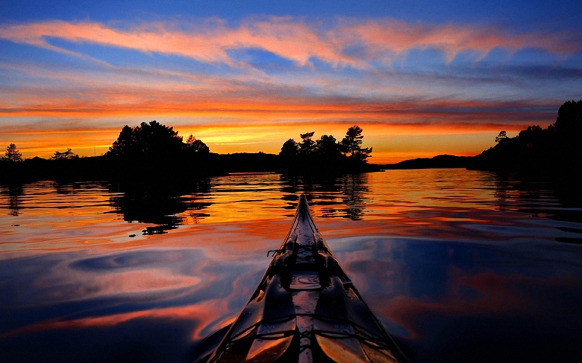 Por Noruega en kayak Por Noruega en kayak