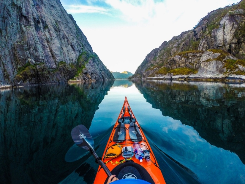 Por Noruega en kayak Por Noruega en kayak