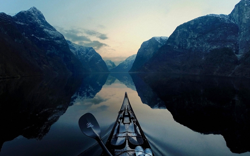 Por Noruega en kayak Por Noruega en kayak