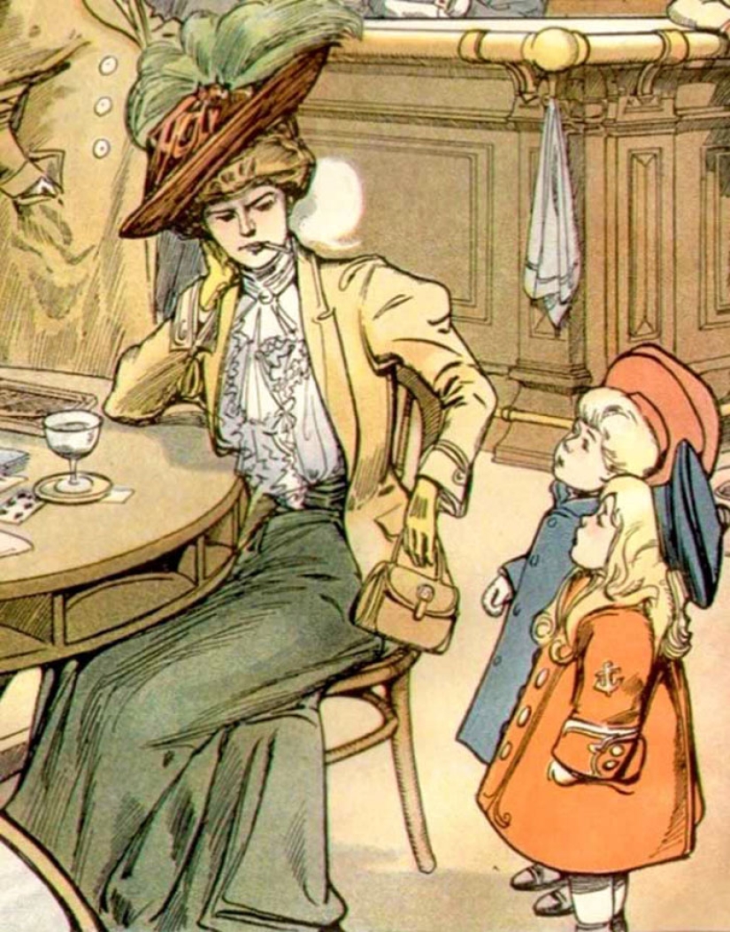 Postales retro que muestran el miedo de la sociedad al empoderamiento de las mujeres