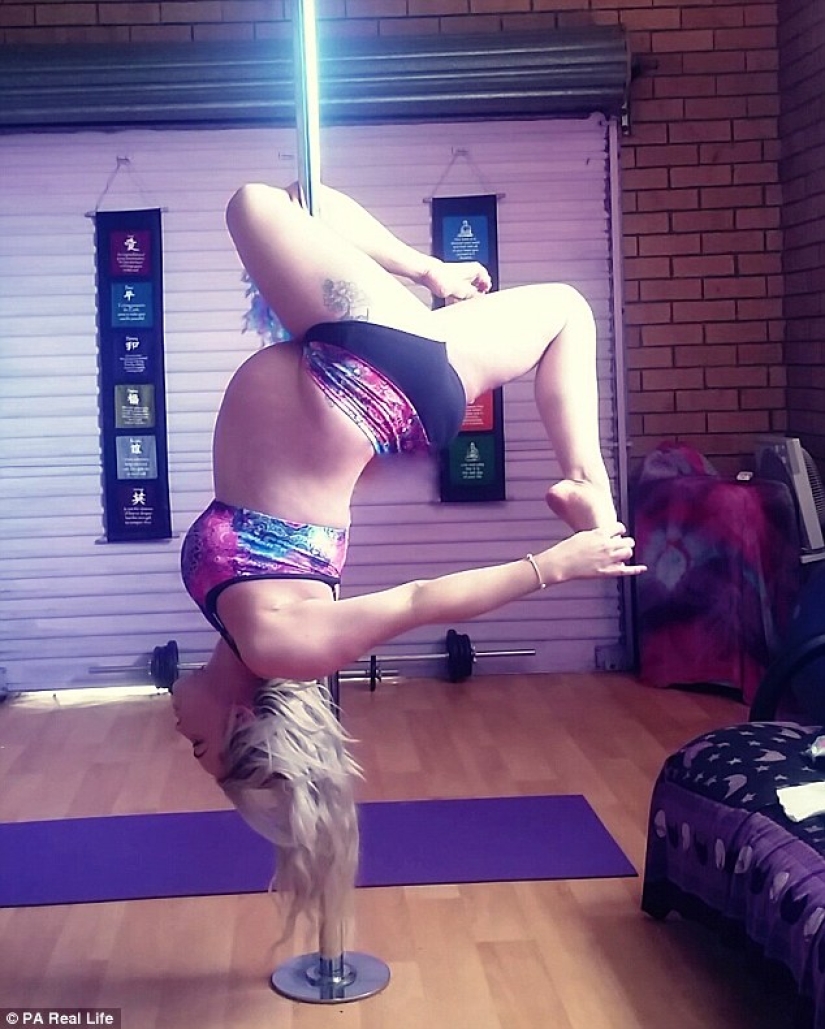Pregnant Australian woman continues to do pole dancing and has no plans to stop during childbirth