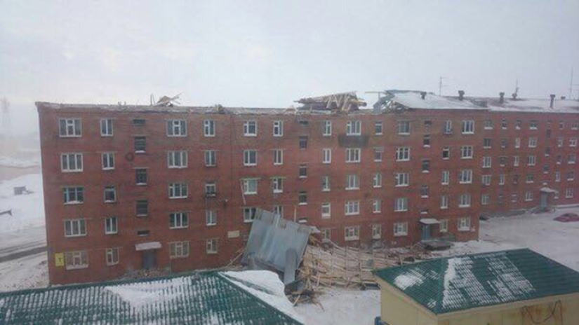 Primavera en Norilsk: se vuelan los techos de las casas, se evacua a la gente