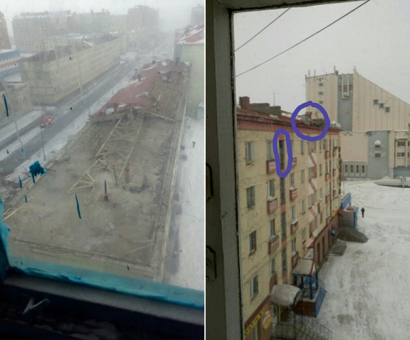 Primavera en Norilsk: se vuelan los techos de las casas, se evacua a la gente