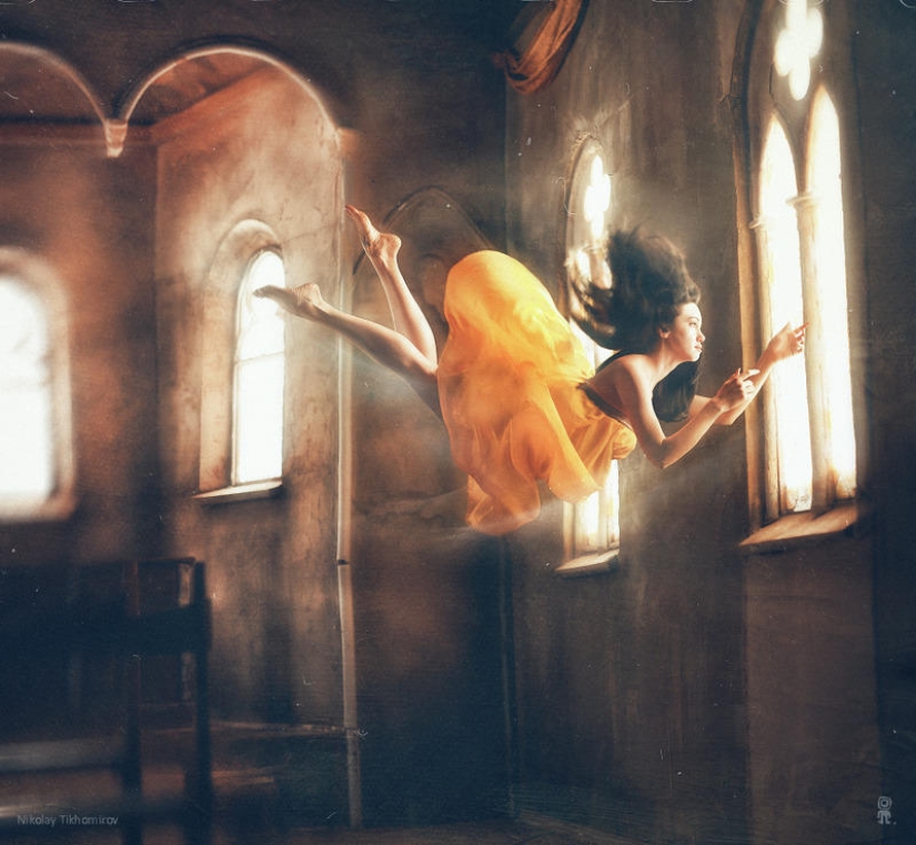 Proyecto fotográfico suave de Nikolai Tikhomirov Gravedad cero