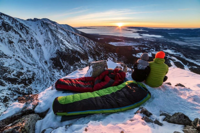 Pull the guy to the mountains: the Slovak couple is tired of boring romance, and now they arrange dates high in the mountains