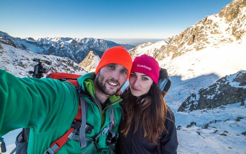 Pull the guy to the mountains: the Slovak couple is tired of boring romance, and now they arrange dates high in the mountains Pull the guy to the mountains: the Slovak couple is tired of boring romance, and now they arrange dates high in the mountains