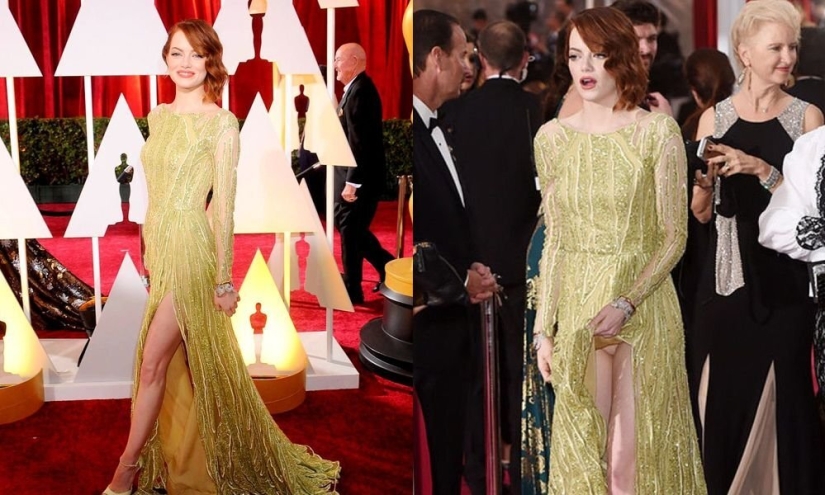 Raised skirt, saggy neckline and 8 more high-profile failures of stars