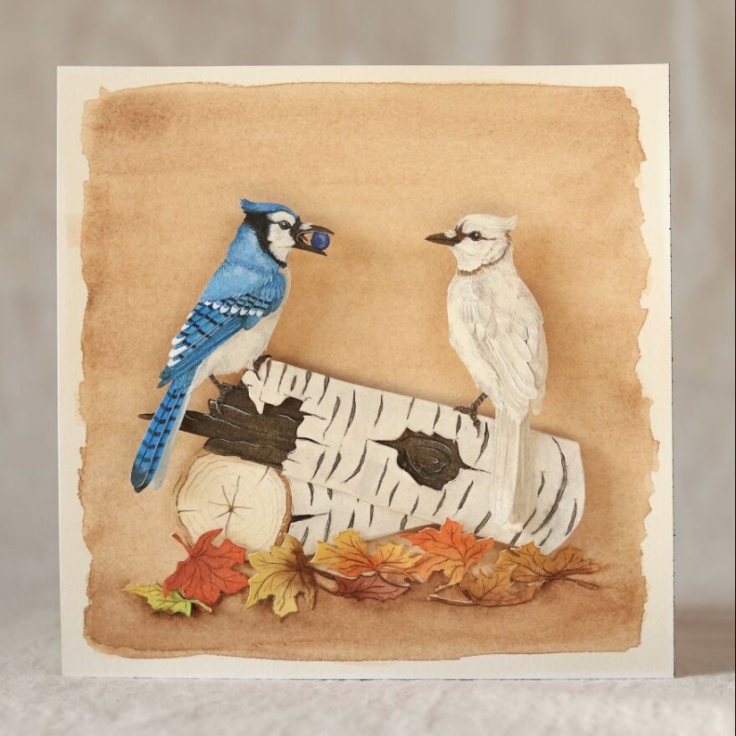 “Rare”: My Collection Of Paper Art To Show The Beauty Of Rare Genetic Mutation Of Albinism And Melanism