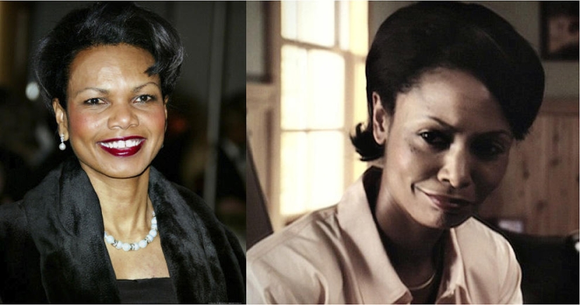 Real personalities and actors who embodied their image on the screen