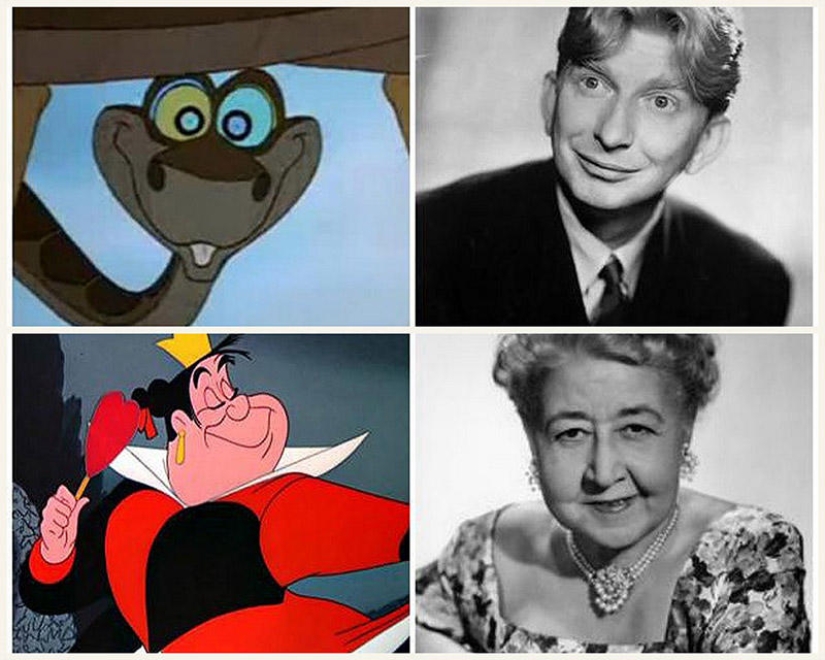 Real prototypes of Disney characters Real prototypes of Disney characters